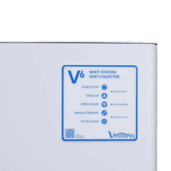 Vaniman V6 SE Multi-Station Dust Collector