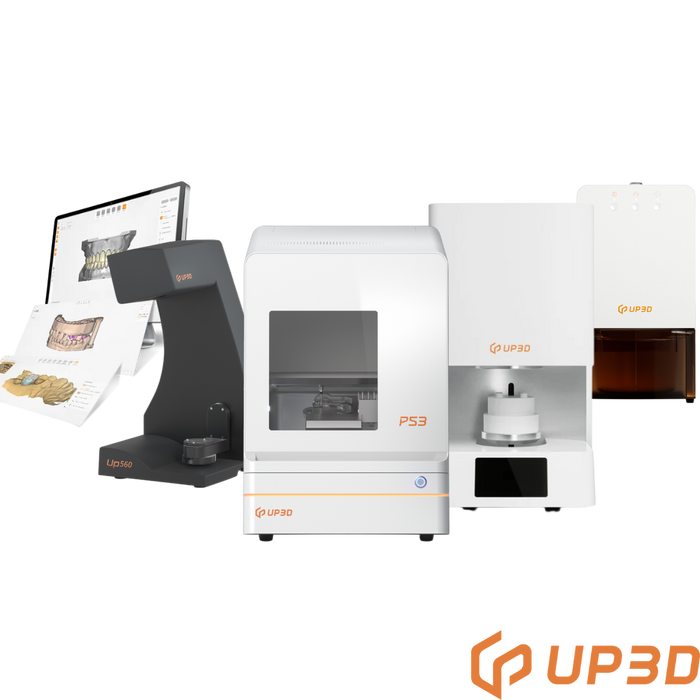 UP3D Dry Milling Bundle: Milling Machine + Sintering Furnace + Digital Scanner and More