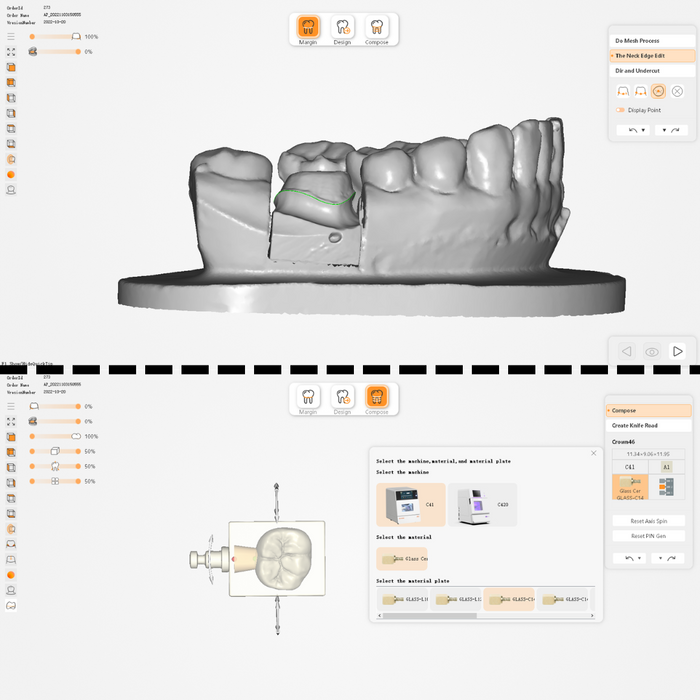 UP3D Dry Milling Bundle: Milling Machine + Sintering Furnace + Digital Scanner and More